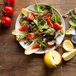 Lettuce, Chicory and Apple Salad