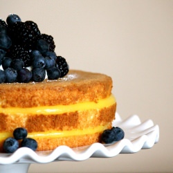 Meyer Lemon Chiffon Cake