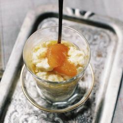 Rice Pudding with Boozy Oranges