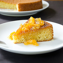 Olive Oil Cake with Clementine Jam