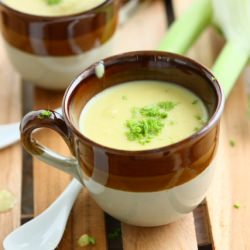 Fennel Potato Soup with Saffron