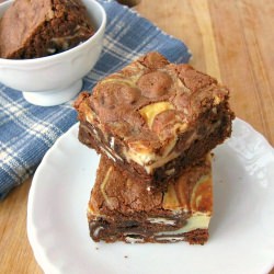 Peppermint and Cream Cheese Brownies