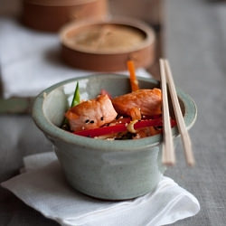 Orange and Sesame Salmon Salad