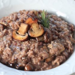 Red Wine & Mushroom Risotto