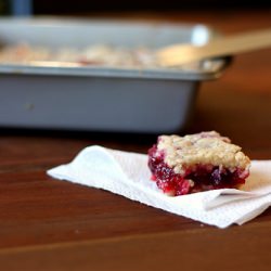 Cranberry Shortbread Bars