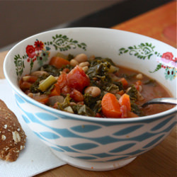 Kale, White Bean & Tomato Soup