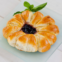 Flower Cheese Pie