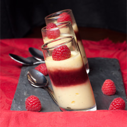 Bubbling Champagne Pudding