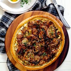 Roast Onion Shallot Tart