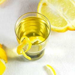 Lemon Liqueur Made with Milk