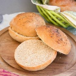 Whole Wheat Burger Buns