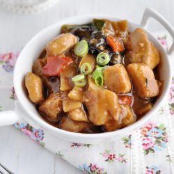 Chicken with Garlic Sauce