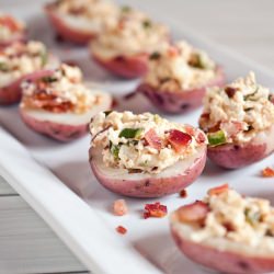 Jalapeno Popper Filled Potato Bites