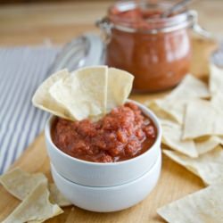 Chipotle Rhubarb Salsa