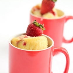 Strawberry Mug Cake