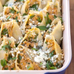 Buffalo Chicken Stuffed Shells