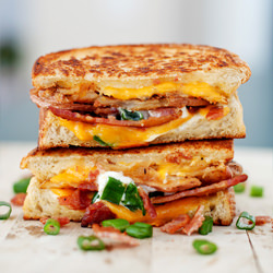 Baked Potato Grilled Cheese