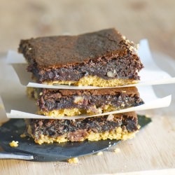 Double Decker Chocolate Brownies