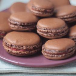 Chocolate Macarons
