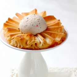Tuna Mousse Phyllo Flowers