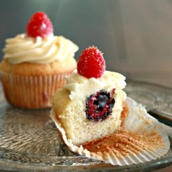 Chocolate Raspberry Cupcakes