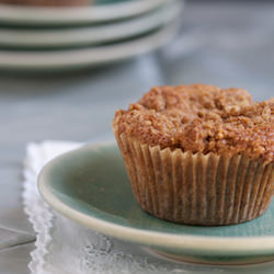 Whole Wheat “Cinnabon” Muffins
