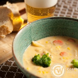 Cheesy Vegetable Soup