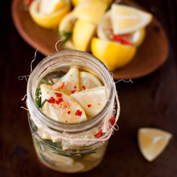 Preserved Lemons with Rosemary