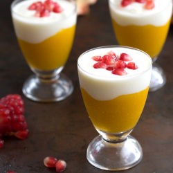 Mango, Yogurt and Pomegranate