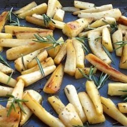 Roasted Rosemary Parsnips