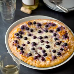 Blueberry Dessert Pizza