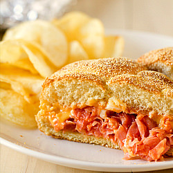 Chipped Ham BBQ Sandwiches
