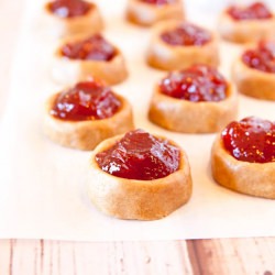 Peanut Butter and Jelly Thumbprints