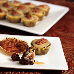 Dulce de Leche Brownie Bites