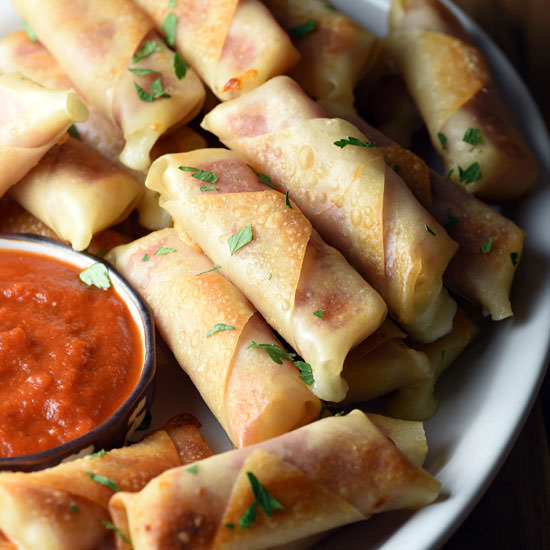 Baked Salami Mozzarella Bites