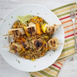 Rum-Citrus Chicken Kabobs