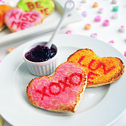 Conversation Heart Toast