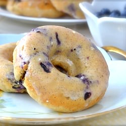 Blueberry Ricotta Donuts