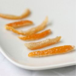 Candied Meyer Lemon Peel