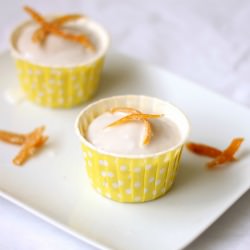 Vegan Meyer Lemon Cupcakes