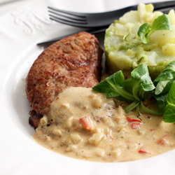 Foie de Veau with Mustard Sauce