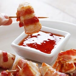 Bacon Wrapped Chicken Bites