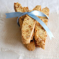 Caramelized Pecan Orange Biscotti
