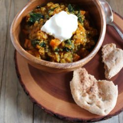 Red Lentil & Butternut Curry Stew