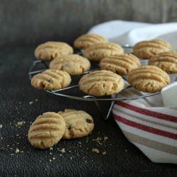 Peanut Butter Cookies with Chocolate