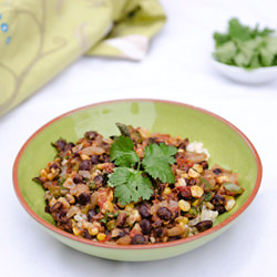 Vegetarian Black Beans and Rice