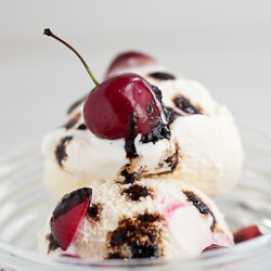 Balsamic Vinegar Over Ice Cream
