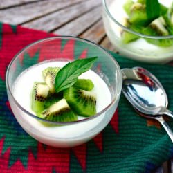 Coconut Lemongrass Panna Cotta