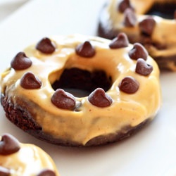 Chocolate Peanut Butter Donuts
