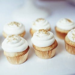Gold Cupcakes